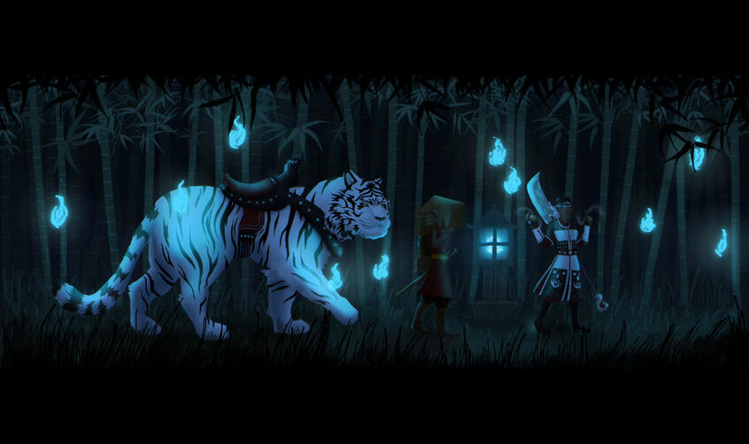 3 characters Fullbody Painted