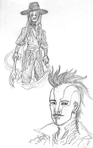 Traditional sketches